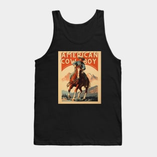 American Cowboy: Riding Tall in the Rocky Mountains Tank Top